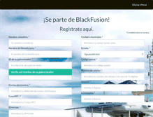 Tablet Screenshot of myblackfusion.com